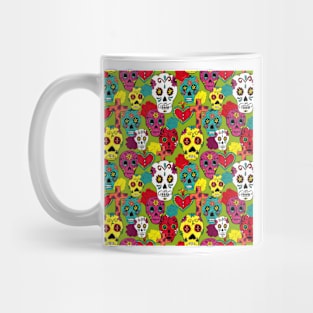 Day of the dead - Mexican fiesta - skulls motifs Mug